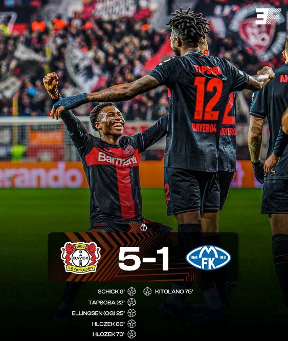 勒沃庫森全勝晉級！歐聯(lián)杯16強門票已拿下